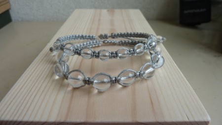 10 € -Cristal de roche 6 et 8 mm