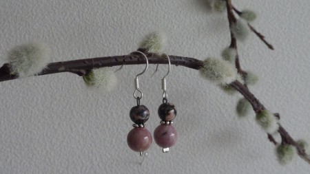 BO en Rhodonite 6 et 8mm