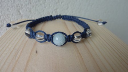 8 € -Cristal de roche et Aigue marine