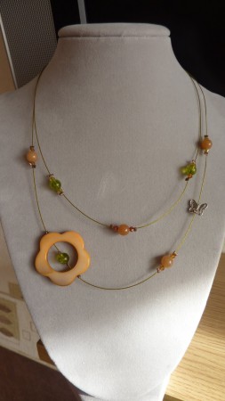 Péridot, Calcite orange