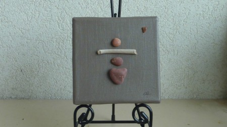 12x12 cailloux rouge